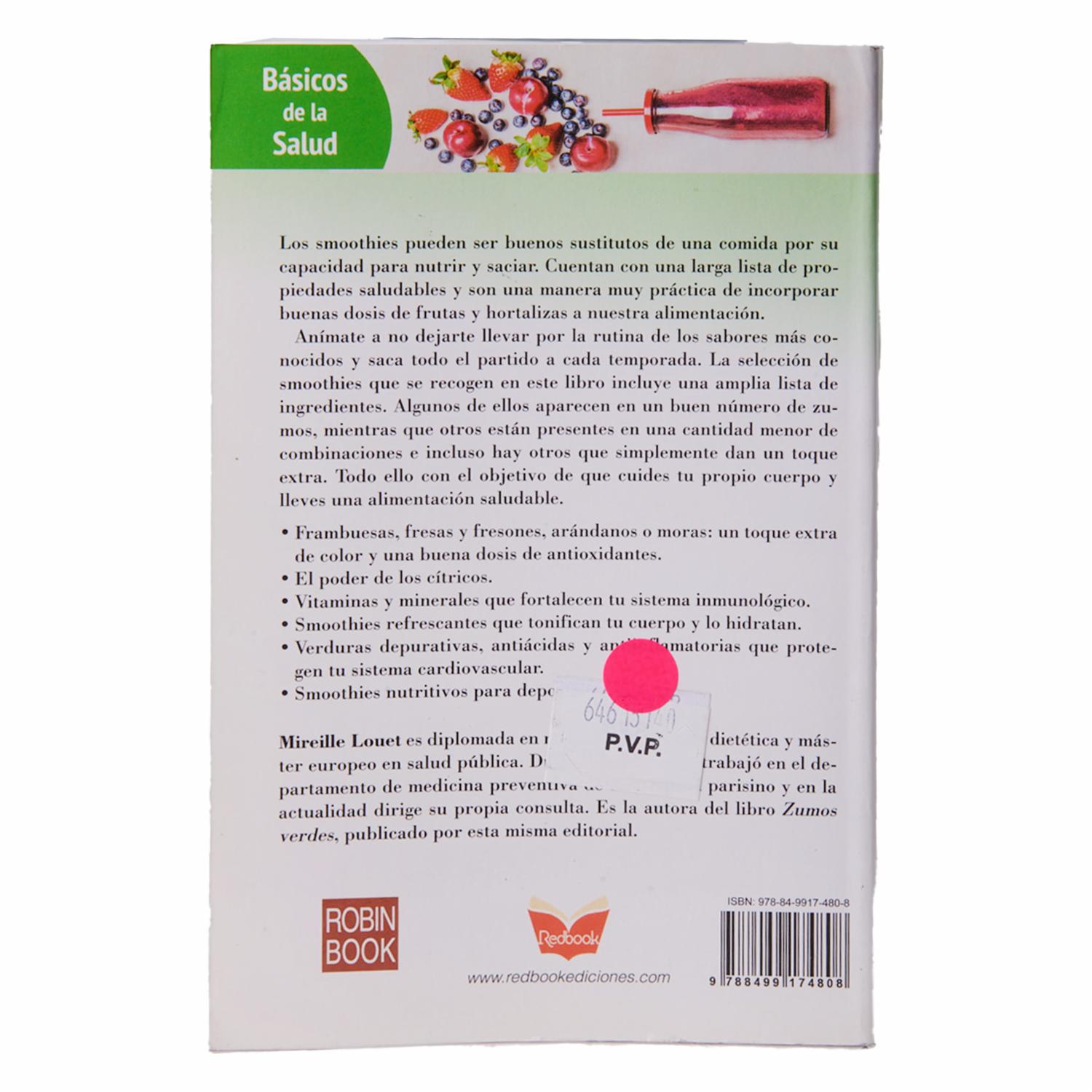 Libro Smoothies ROBIN BOOK 160 Páginas