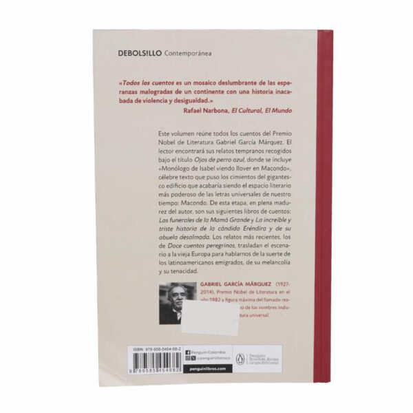 Libro Todos Los Cuentos DEBOLSILLO 258 Páginas - Imagen 2