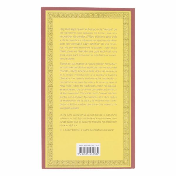 Libro Libro Tibetano De Vida Y De La Muerte Vintage URANO 542 Páginas - Imagen 2