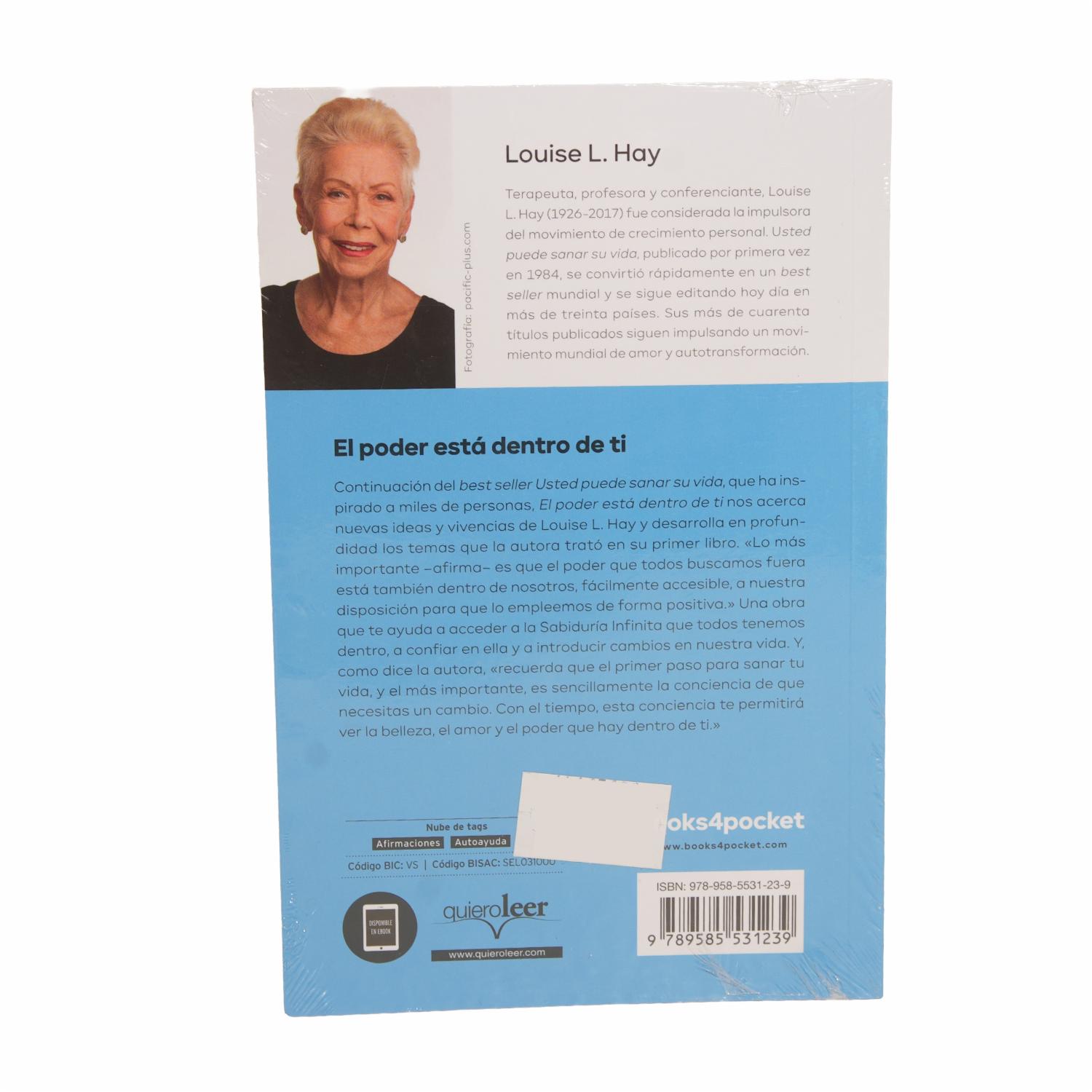 El Poder Esta Dentro De Ti Louise L. Hay PLANETA 257 Páginas