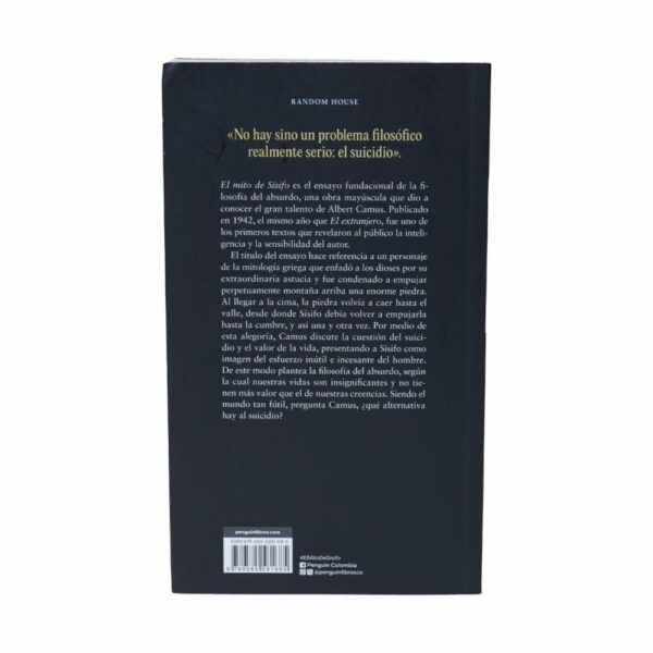 Libro El Mito De Sísifo RANDOM HOUSE 149 Páginas - Imagen 2