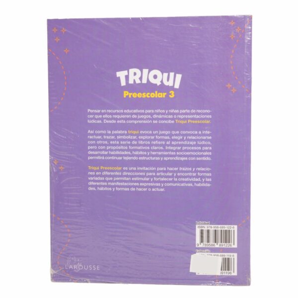 Libro Triqui 3 Integrado Preescolar LAROUSSE 215 Páginas - Imagen 2