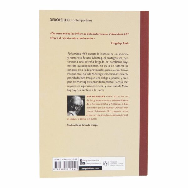 Libro Fahrenheit 451 DEBOLSILLO 175 Páginas - Imagen 2
