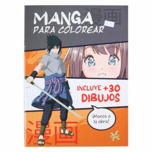 Libro Manga Para Colorear Manga GUADAL 32 Páginas
