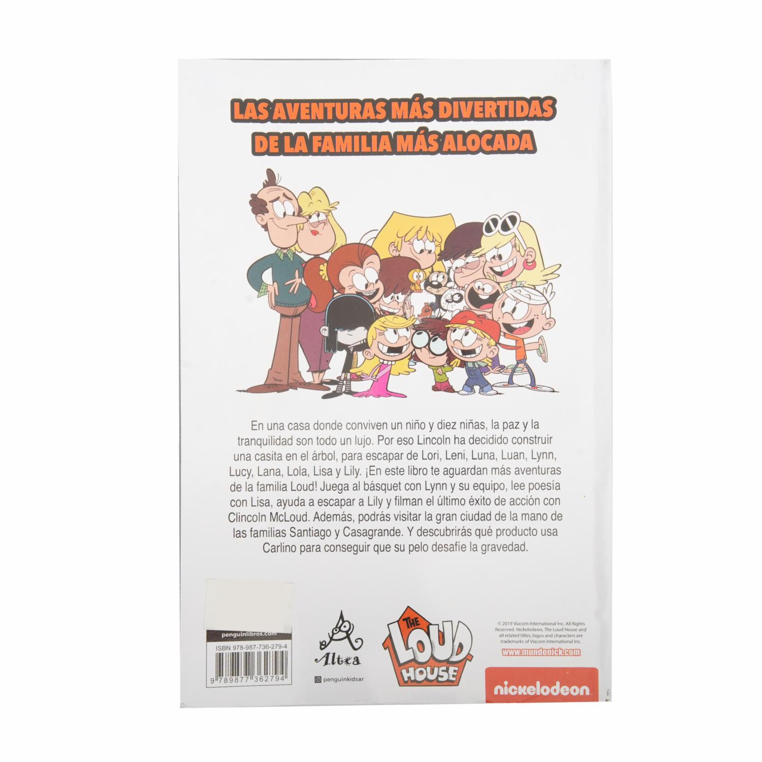Una Locura De Familia (Loud House 4) Nickelodeon PAIDÓS 56 Páginas