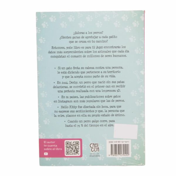 Libro 1000 Datos Curiosos Tiernos Y Sorprendentes Sobre Perros Y Gatos CAPICUA 216 Páginas - Imagen 2