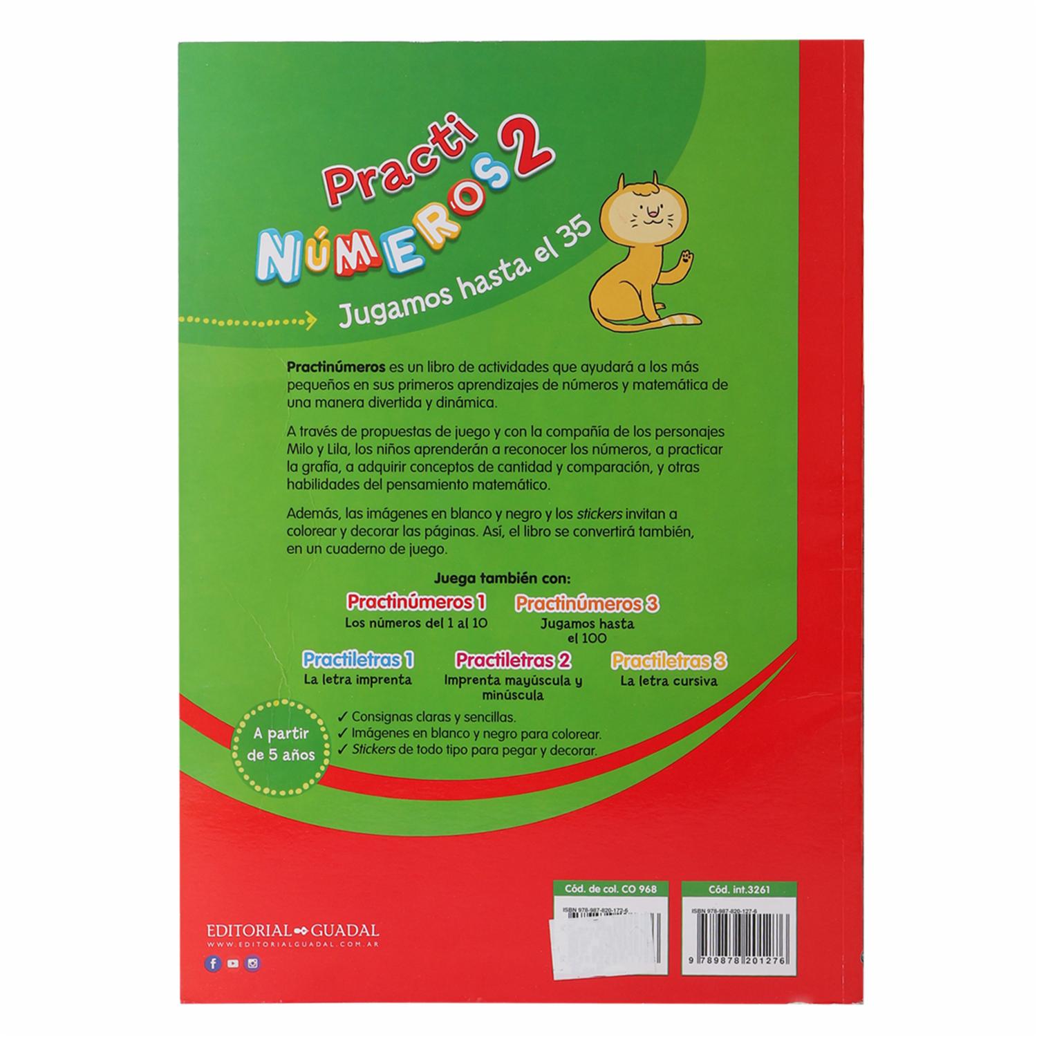 Libro Practi Números 2 EL GATO DE HOJALATA 63 Páginas - Imagen 2