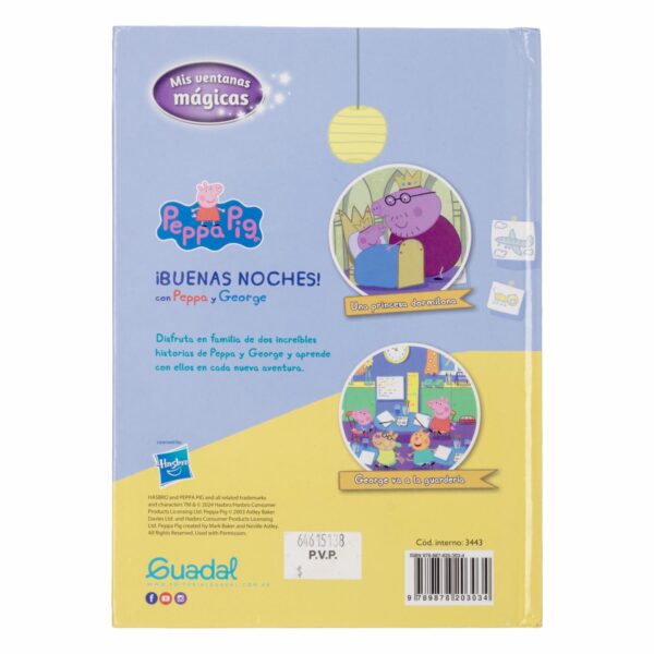 Libro Buenas Noches Con Peppa Y George EL GATO DE HOJALATA 30 Páginas - Imagen 2