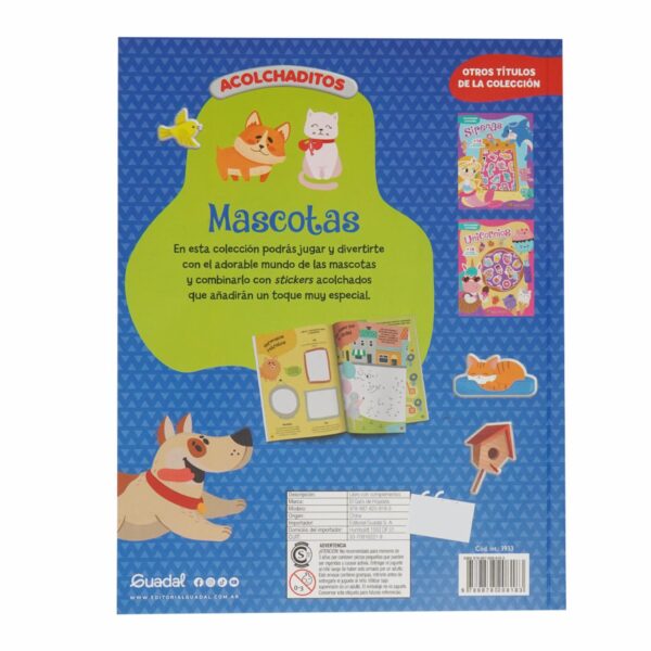 Libro Puffy Sticker - Mascotas EL GATO DE HOJALATA 25 Páginas - Imagen 2