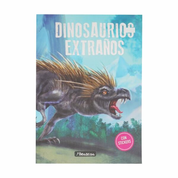Libro Dinosaurios Extraños Con Stickers BEASCOA 31 Páginas