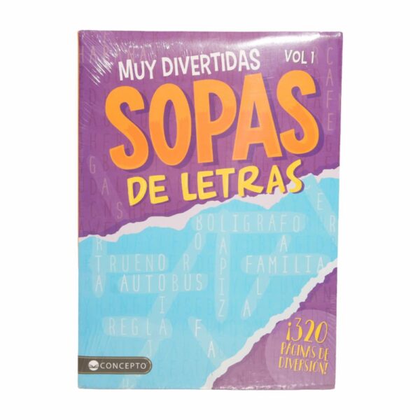 Libro Muy Divertidas Sopas De Letras Vol 1 CONCEPTO 300 Páginas