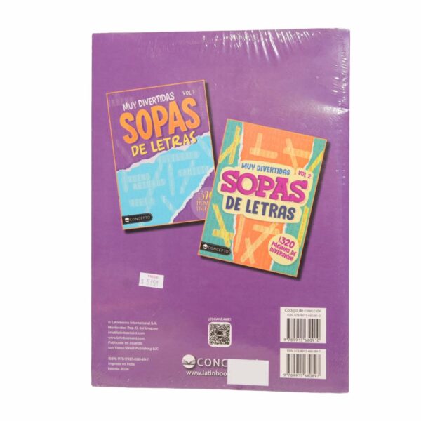 Libro Muy Divertidas Sopas De Letras Vol 1 CONCEPTO 300 Páginas - Imagen 2