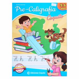 Libro Pre Caligrafía 5-6  Años COQUITO 36 Páginas
