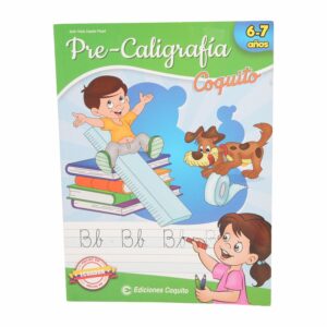 Libro Pre Caligrafía 6-7 Anos COQUITO 36 Páginas