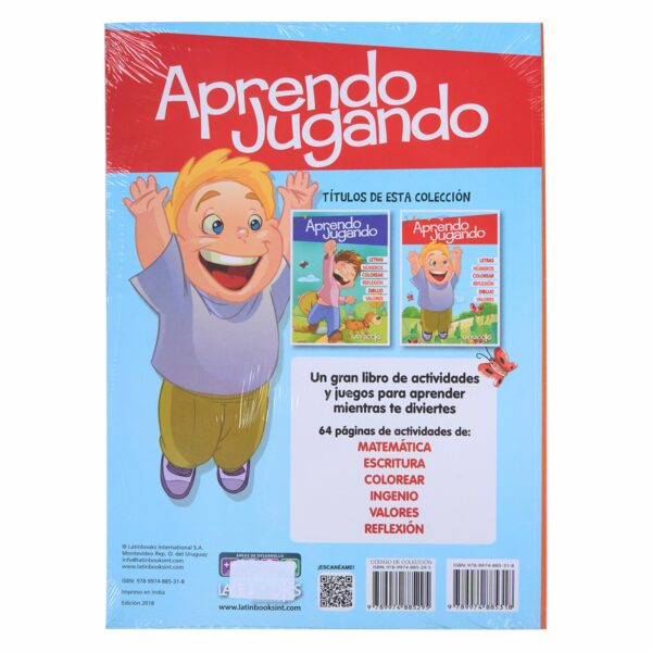 Libro Aprende Jugando Rojo LATINBOOKS 64 Páginas - Imagen 2