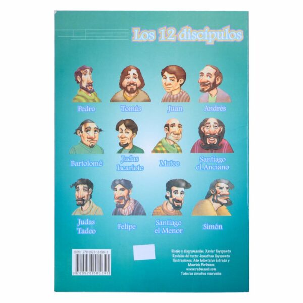 Libro Biblia Par Colorear RADMANDÍ 40 Páginas - Imagen 2