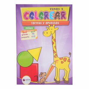 Libro Formas Y Opuestos Vamos A Colorear EDARSI Unidad