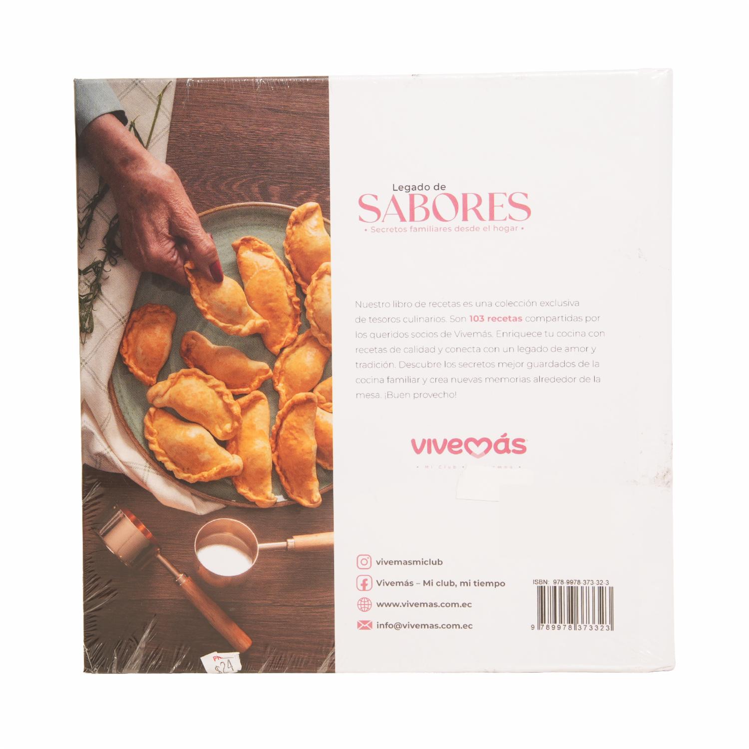 Libro Legado De Sabores Secretos Familiares Desde El Hogar TAQUINA 224 Páginas - Imagen 2