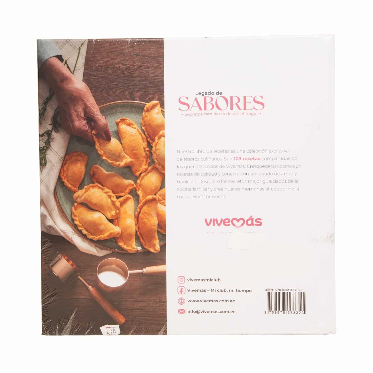 Libro Legado De Sabores Secretos Familiares Desde El Hogar TAQUINA 224 Páginas - Imagen 2