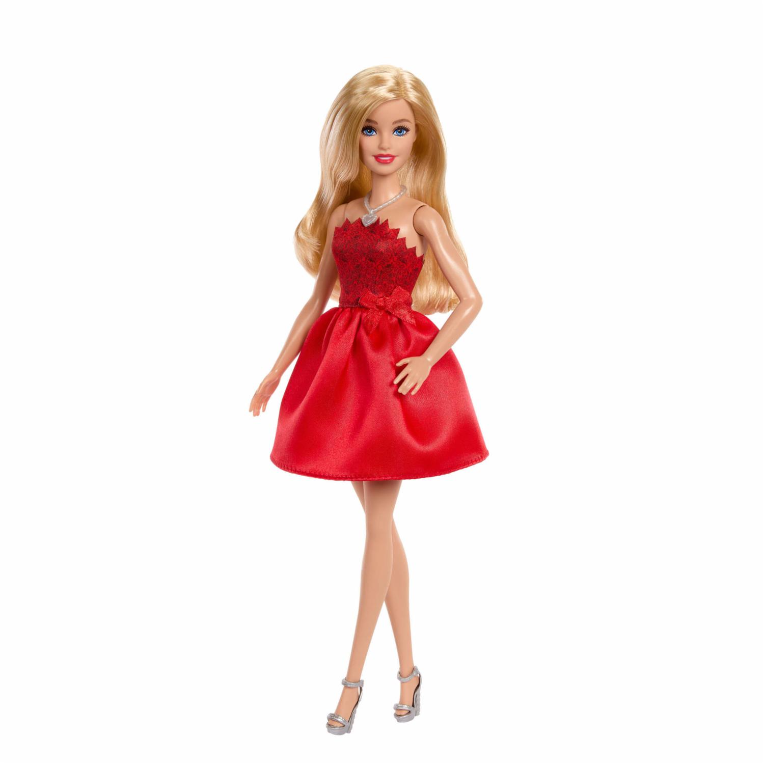 Muñeca Barbie 8° Aniversario MATTEL Color Rojo - Imagen 2