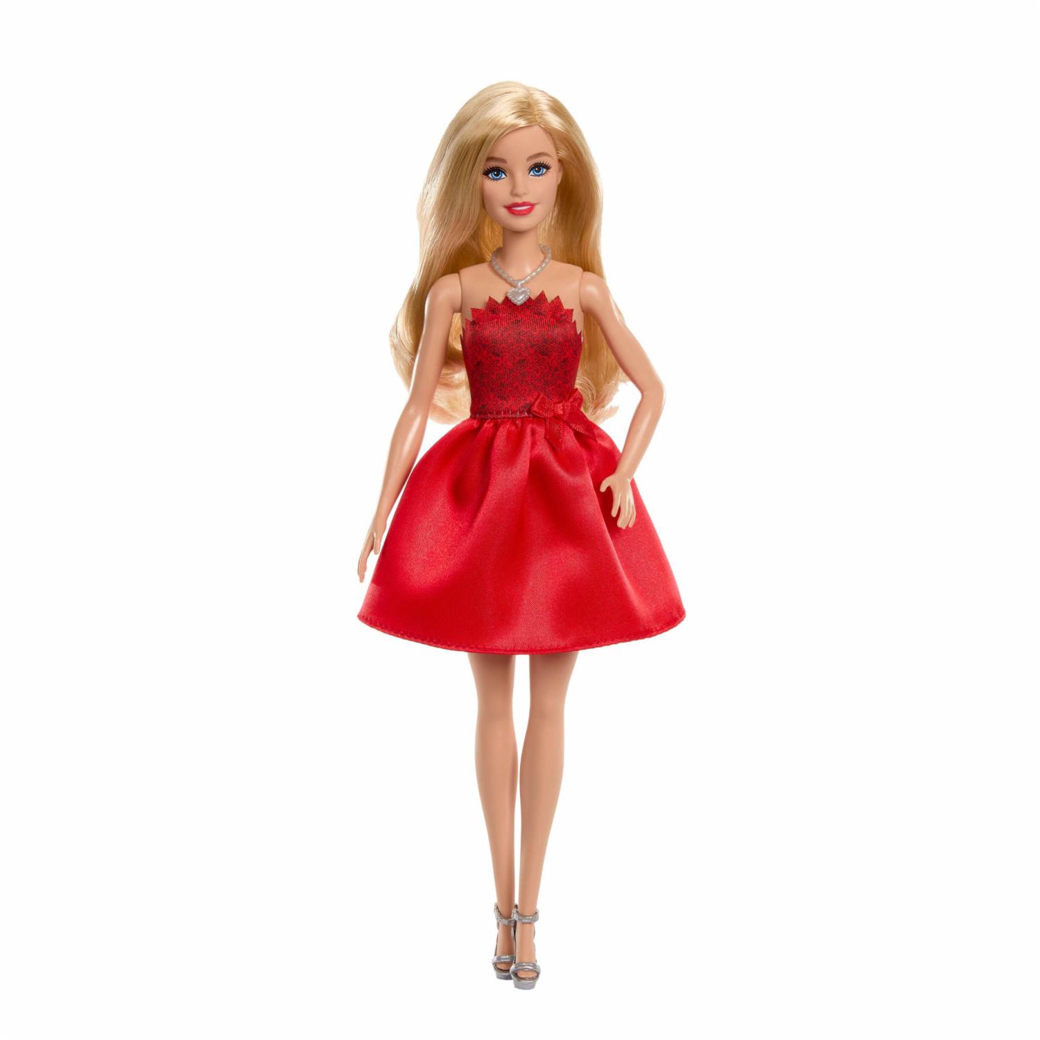 Muñeca Barbie 8° Aniversario MATTEL Color Rojo - Imagen 3