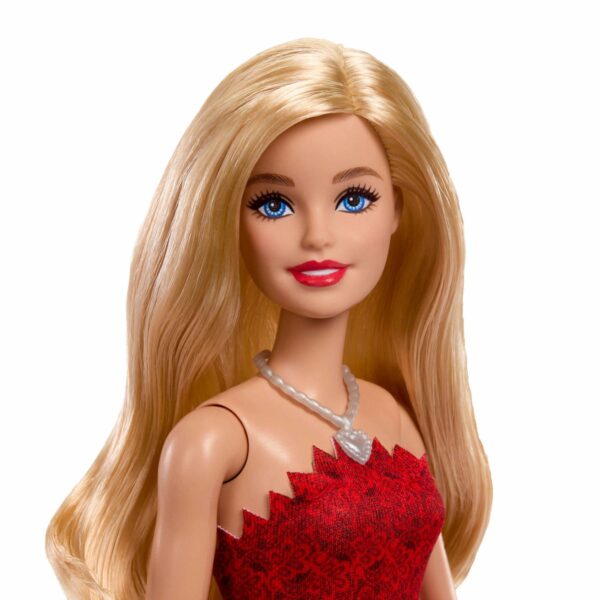 Muñeca Barbie 8° Aniversario MATTEL Color Rojo - Imagen 4