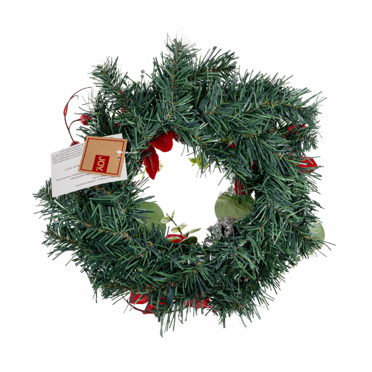 Corona Ponsetias JOY 30 Cm - Imagen 2