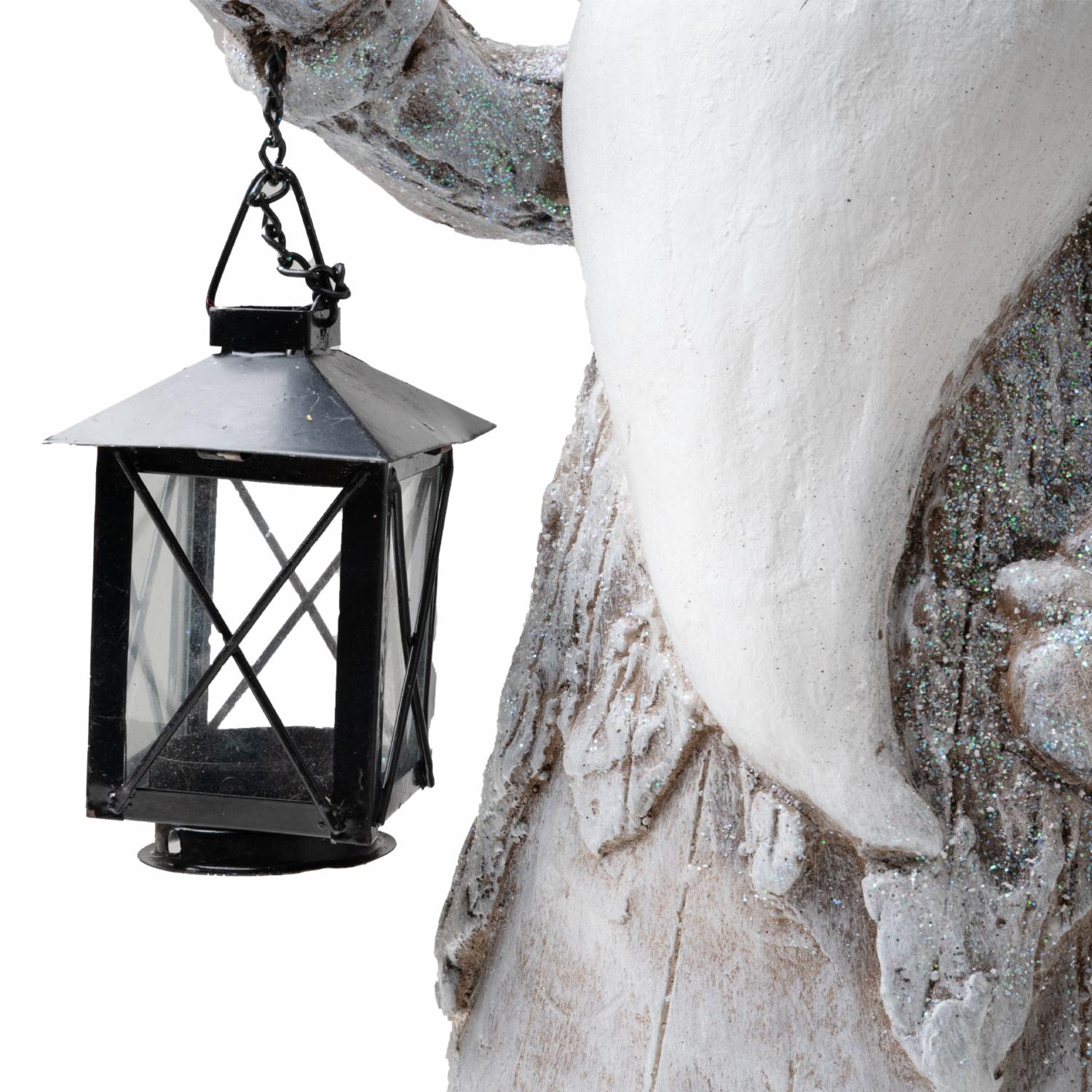 Figura De Santa Con Farol Led JOY 42 Cm - Imagen 2