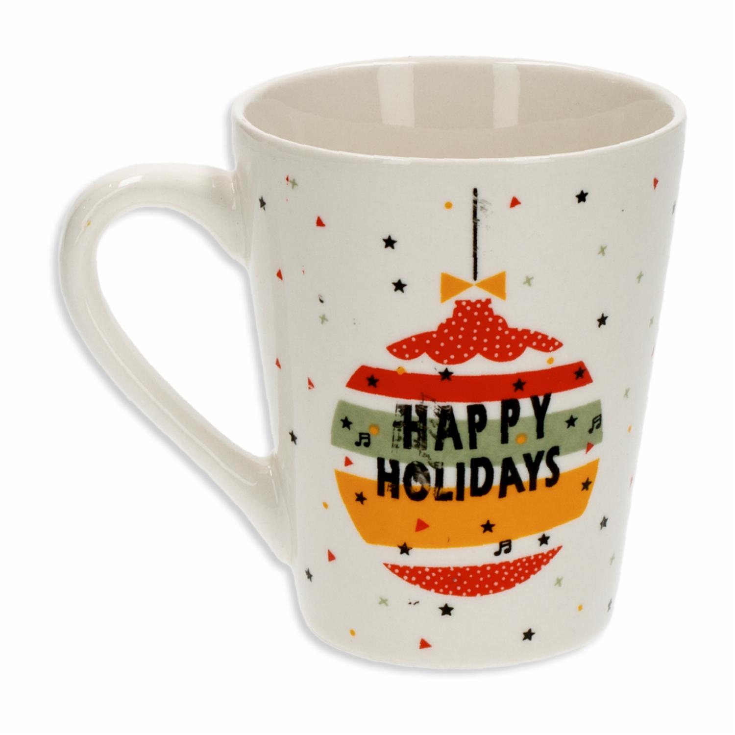 Set De Vajilla Navideña Diseño Árbol Bombillo JOY 16 Piezas - Imagen 5