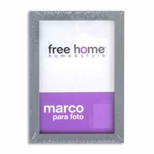 Porta Retrato Unicolor Gris FREE HOME Unidad