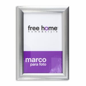 Porta Retrato Color  Plateado FREE HOME Unidad