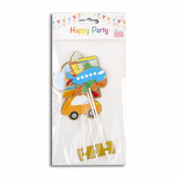 Accesorios Para Pastel Diseño Transporte PARTY Unidad