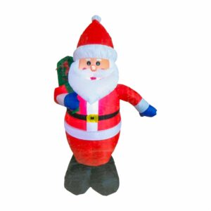 Inflable Papa Noel Con ventilador Y Led JOY 120 Cm