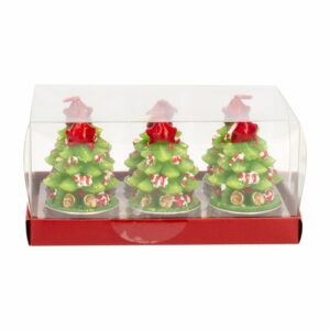 Set Velas Navideñas Con Diseños Árbol JOY Unidad