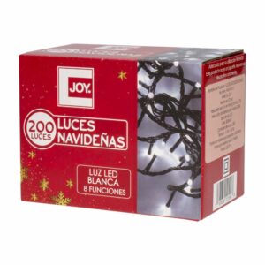 Luces Navideñas Led Blanca JOY 200 Focos