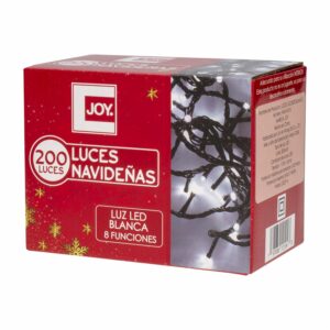 Luces Navideñas Led Blanca JOY 200 Focos