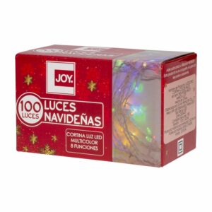 Luces Navideñas Tipo Cortina Multicolor JOY 100 Focos