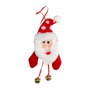 Adorno Navideño Diseño Santa Con Colección Rojo Y  Blanco JOY Unidad