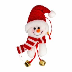 Adorno Navideño Diseño Santa Con Campana Colección Rojo Y  Blanco JOY Unidad