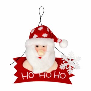 Adorno Navideño Diseño Santa Con Letrero JOY Unidad