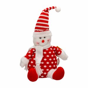Muñeco Navideño Snowman Sentado JOY Unidad