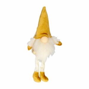 Adorno Navideño Colgante Diseño Papa Noel Colección Dorada JOY Unidad