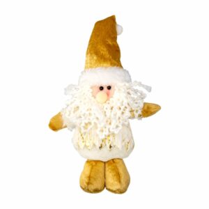 Adorno Navideño Diseño Papa Noel Colección Dorada JOY Unidad