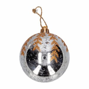 Bombillo Navideño Color Plata Con Brillos JOY Unidad