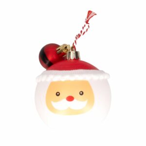 Esfera Navideña Diseño Papa Noel Animado JOY Unidad