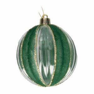 Esfera Navideña Color Verde Plata JOY Unidad