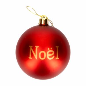 Esfera Navideño Roja Noel JOY Unidad