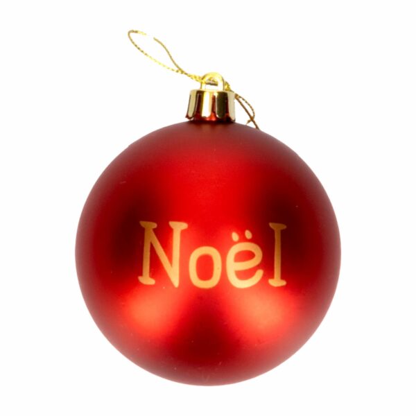 Esfera Navideño Roja Noel JOY Unidad