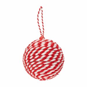 Esfera Navideña Trenzada Roja Y Verde JOY Unidad