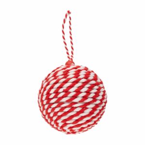 Esfera Navideña Trenzada Roja Y Verde JOY Unidad